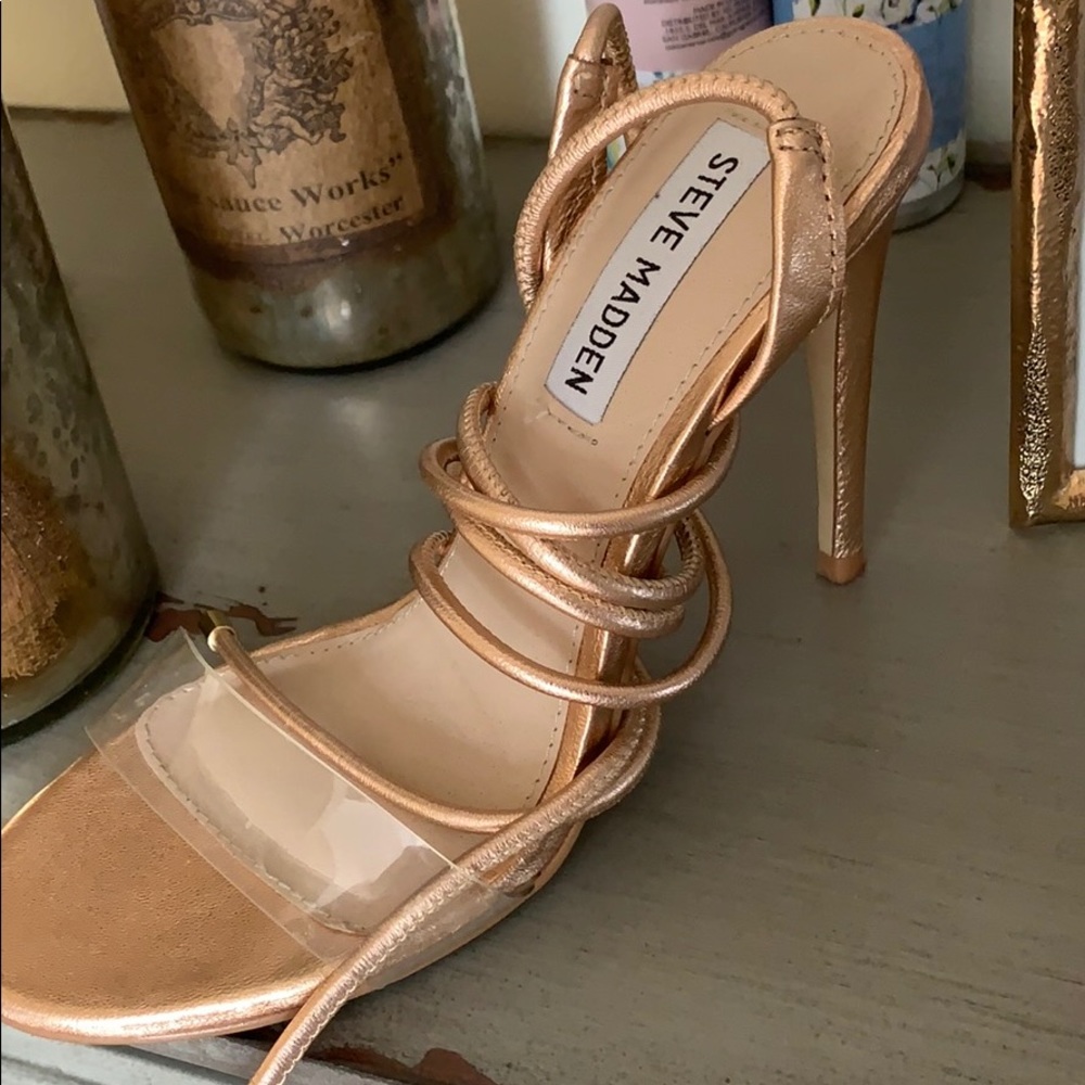 Steve Madden rose gold heels